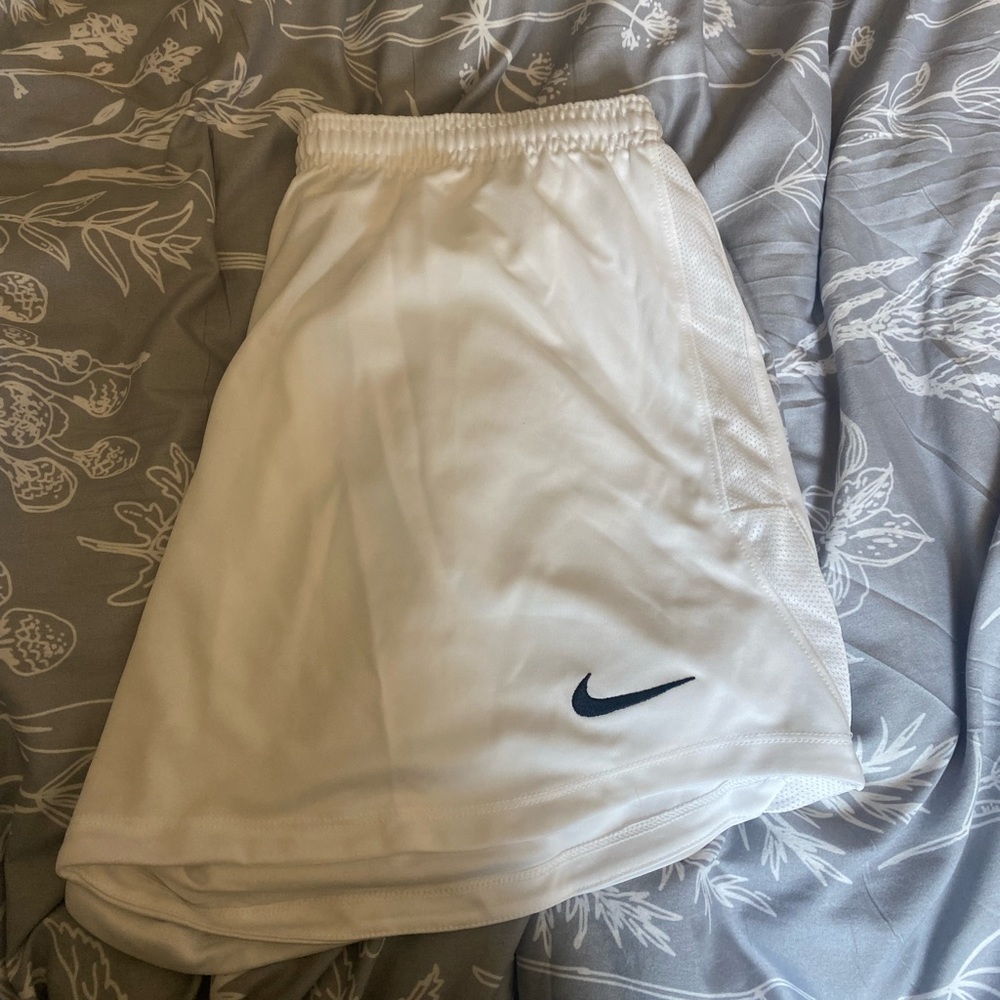 White Nike dri fit shorts!